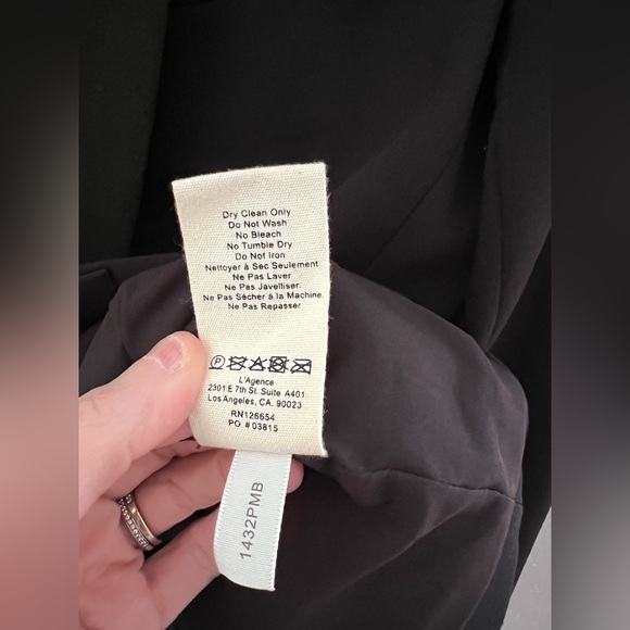 L’Agence Kenzie Blazer In Black Women’s Size 2 New - Picture 11 of 11